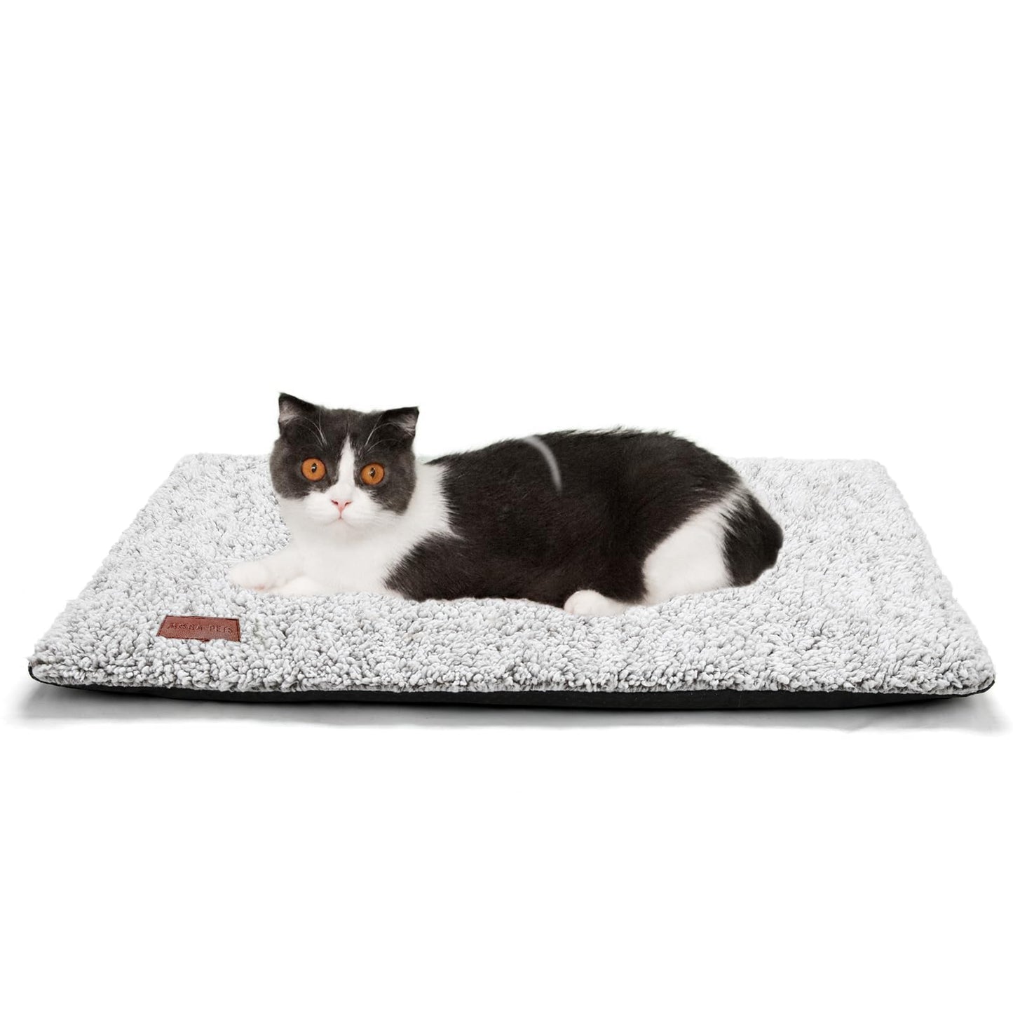 Frestano™ Self-Warming Cat & Dog Bed – Thermal Pet Pad, 24x18 inch, Removable Cover, Non-Slip Bottom, Washable, Non-Electric