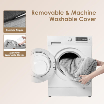 Frestano™ Orthopedic Dog Bed for Medium Dogs – Memory Foam, Washable Cover, Waterproof, Non-Skid Bottom, 30x20x6, Grey