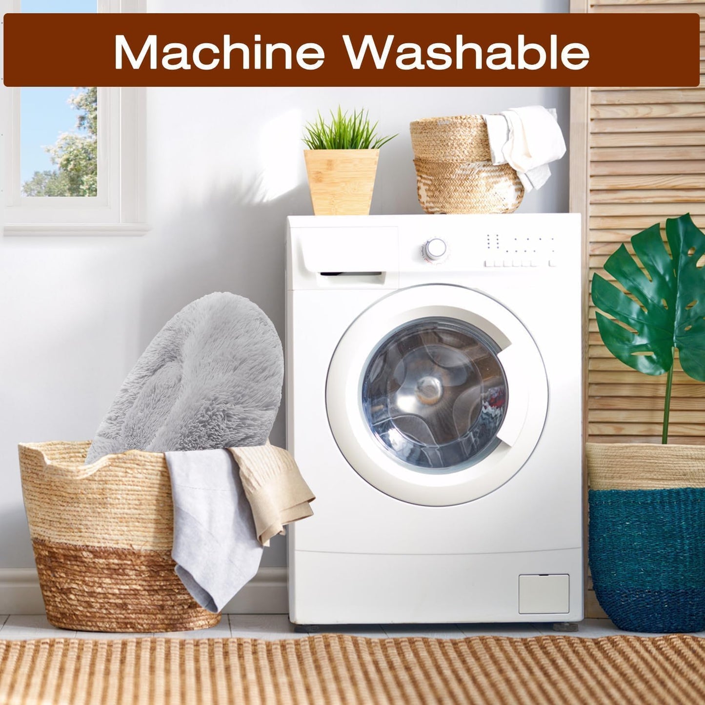 Frestano™ Calming Anti-Anxiety Dog & Cat Bed – Fluffy Donut Cushion for Small & Medium Pets, 20