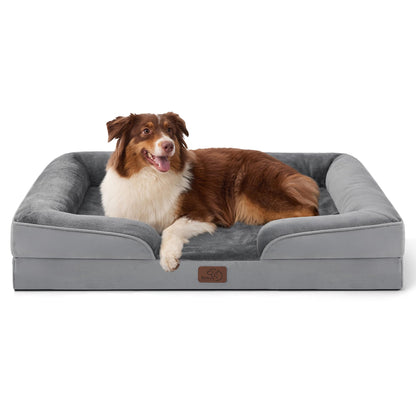 Frestano™ Orthopedic Dog Bed – Large Size, Washable, Waterproof, Comfort Couch with Removable Cover, Non-Skid Bottom, 35