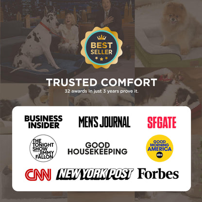 Frestano™ Orthopedic Dog Bed – Large, Washable, Waterproof Pet Couch with Removable Cover & Non-Skid Bottom, 35
